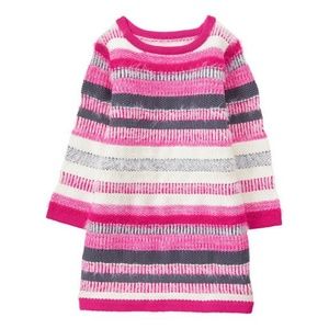 Pink & Gray Stripe Sweater Dress - Infant

NWOT